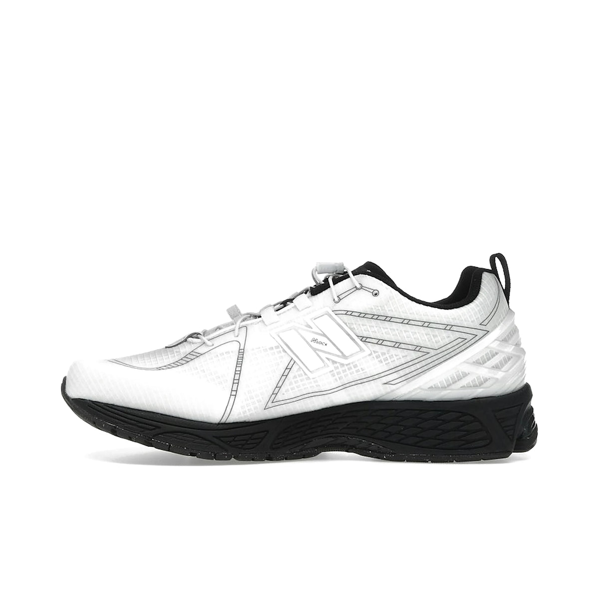 New Balance 1906R No Sew Pack sneakers in white and black mesh and synthetic – image 3 of 4