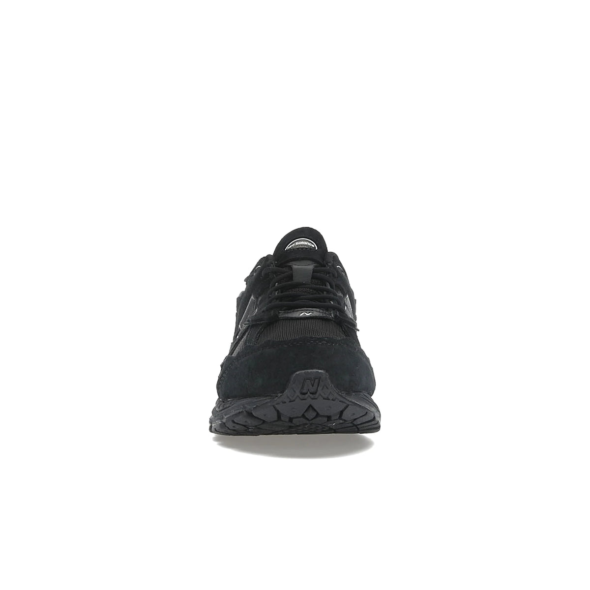 New Balance 2002R Protection Pack men’s sneaker in black with black metallic accents, leather – image 2 of 4