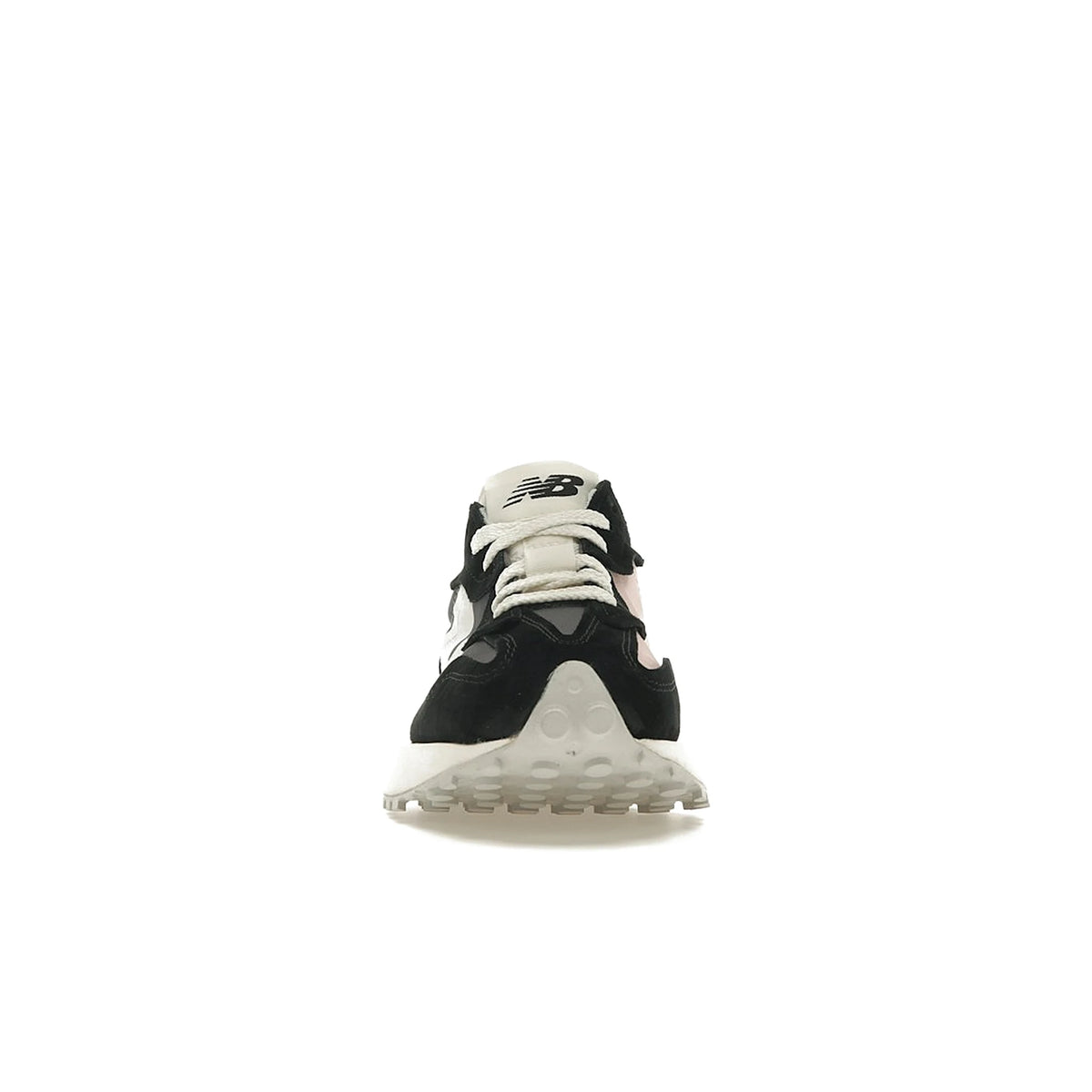 New Balance 327 men’s sneaker in black, pink and grey mesh and suede – image 2 of 4