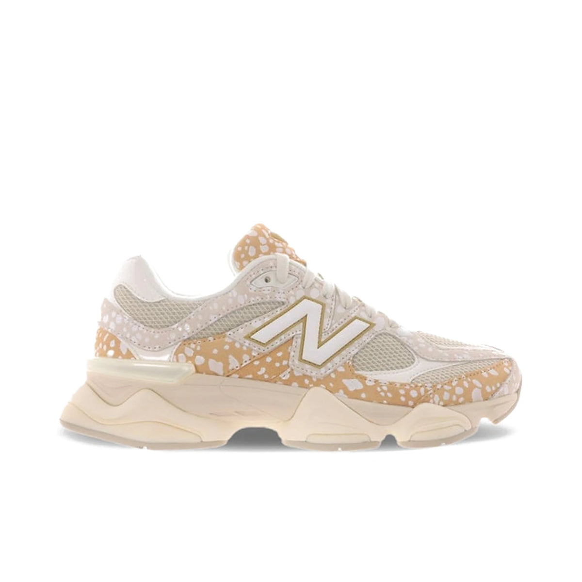 New Balance 9060 men’s sneaker in toasted sesame suede and mesh