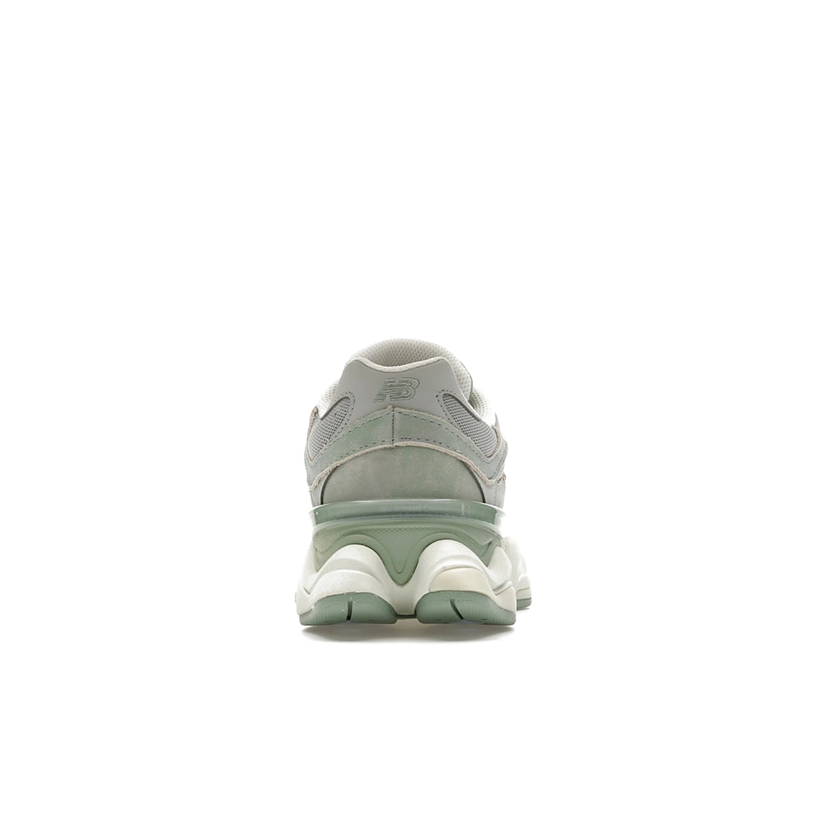 New Balance 9060 sneakers in mosaic green and sea salt mesh and suede – image 4 of 4