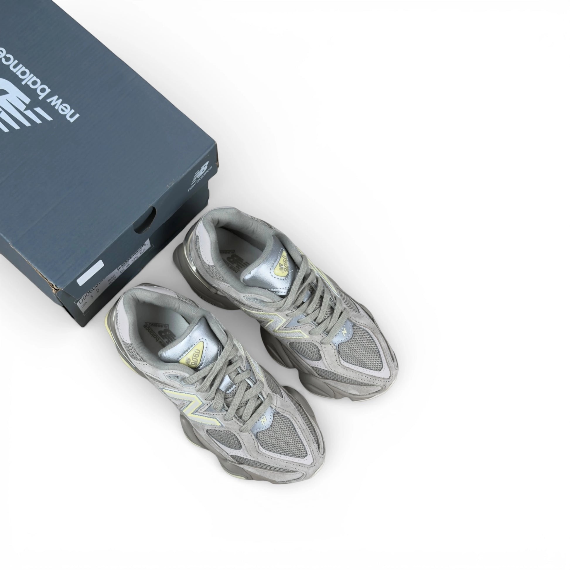 New Balance 9060 Beige / Yellow – JD Exclusive U9060JMB – EU 37½, brand new with full original box (damaged, inner paper missing)