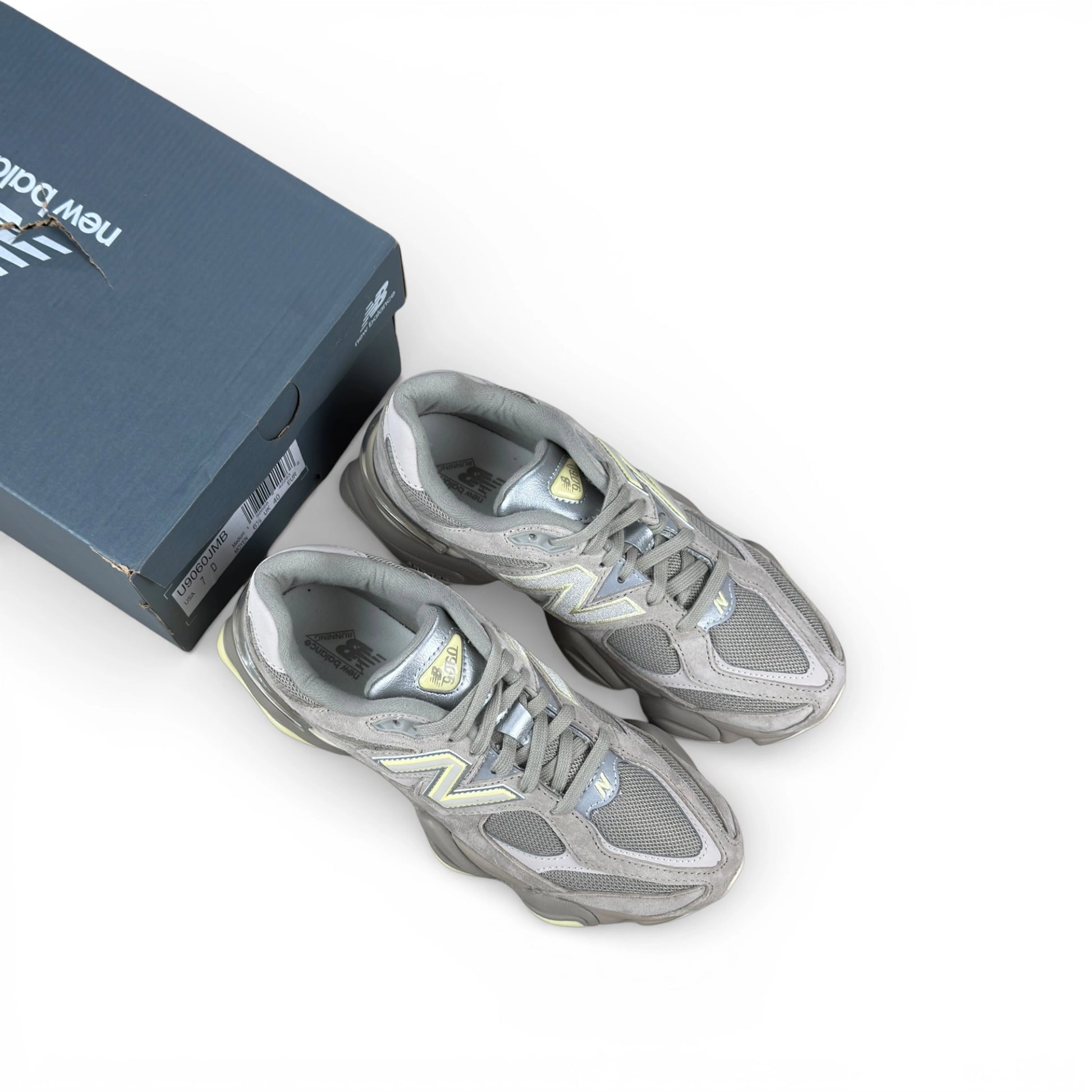 New Balance 9060 Beige / Yellow – JD Exclusive U9060JMB – EU 40, brand new with full original box (damaged, inner paper missing)