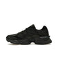 New Balance 9060 triple black leather men's shoes in black leather – image 3 of 4