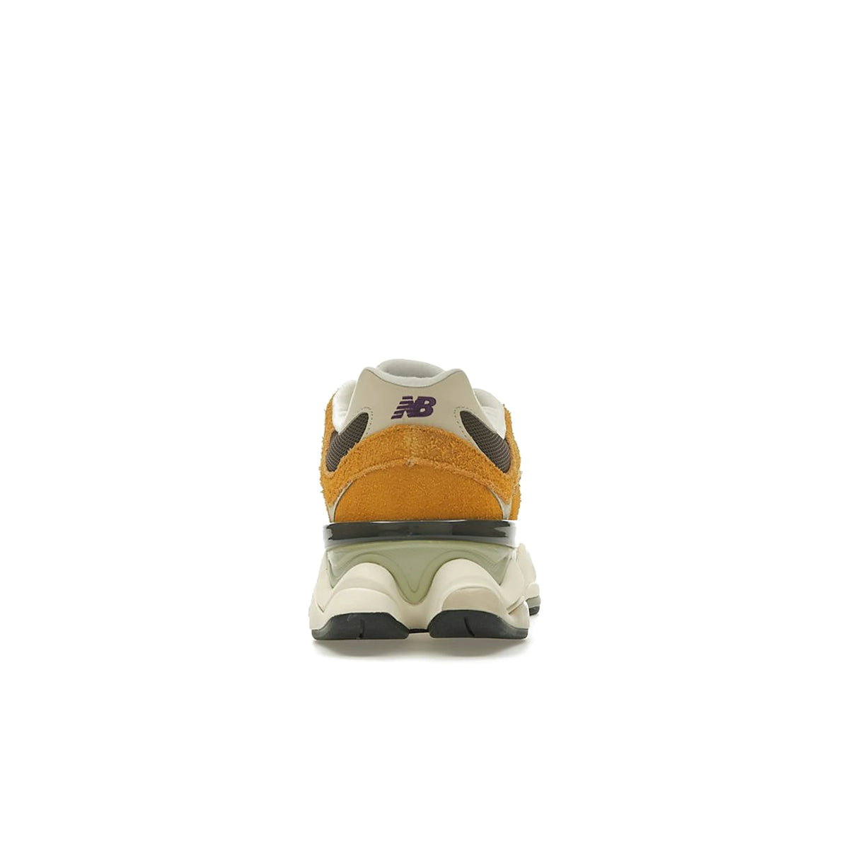 New Balance 9060 butterscotch/dark mushroom leather and suede sneakers – image 4 of 4
