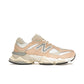 New Balance 9060 Vintage Rose in rose, sea salt and silver suede and mesh