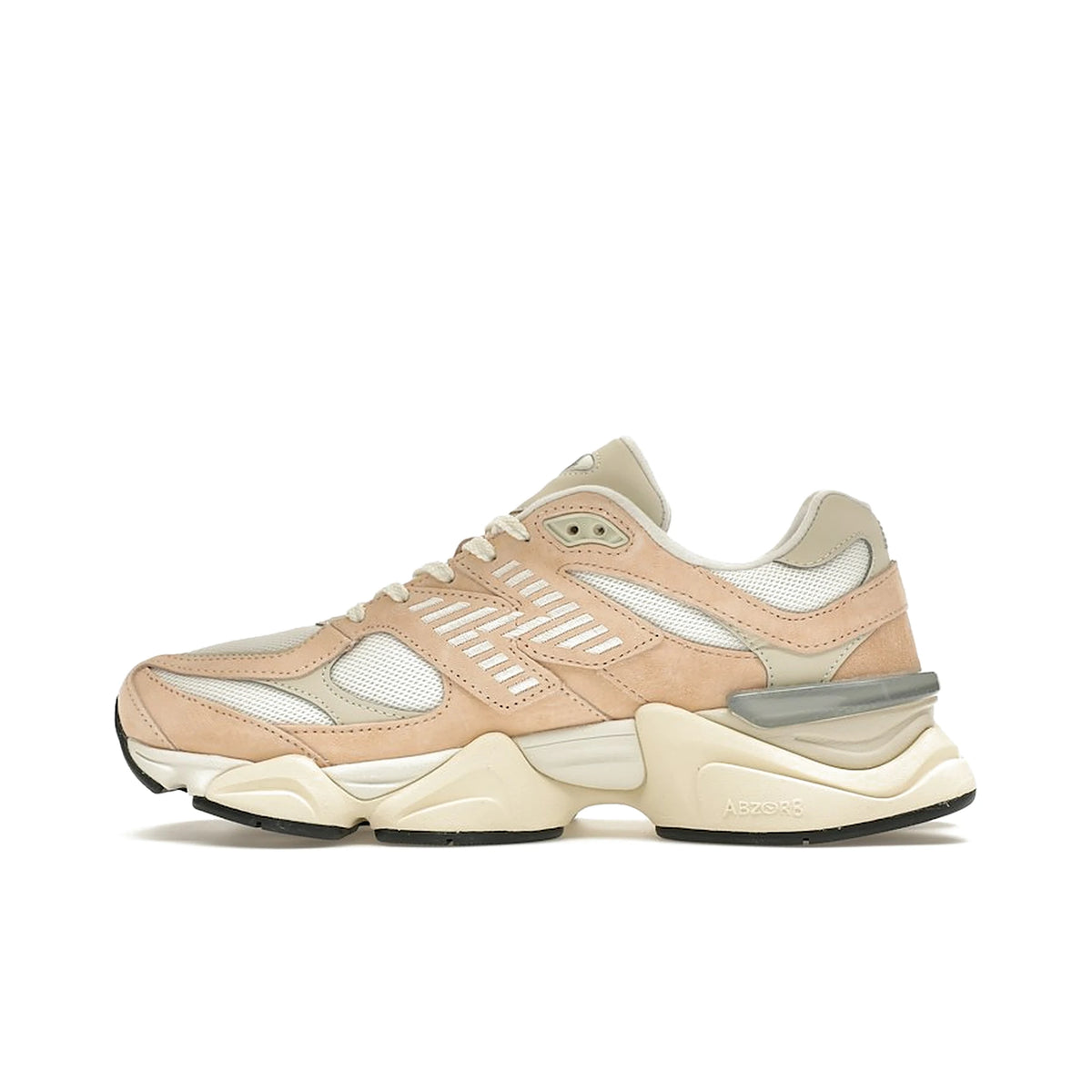 New Balance 9060 Vintage Rose in rose, sea salt and silver suede and mesh – image 3 of 4