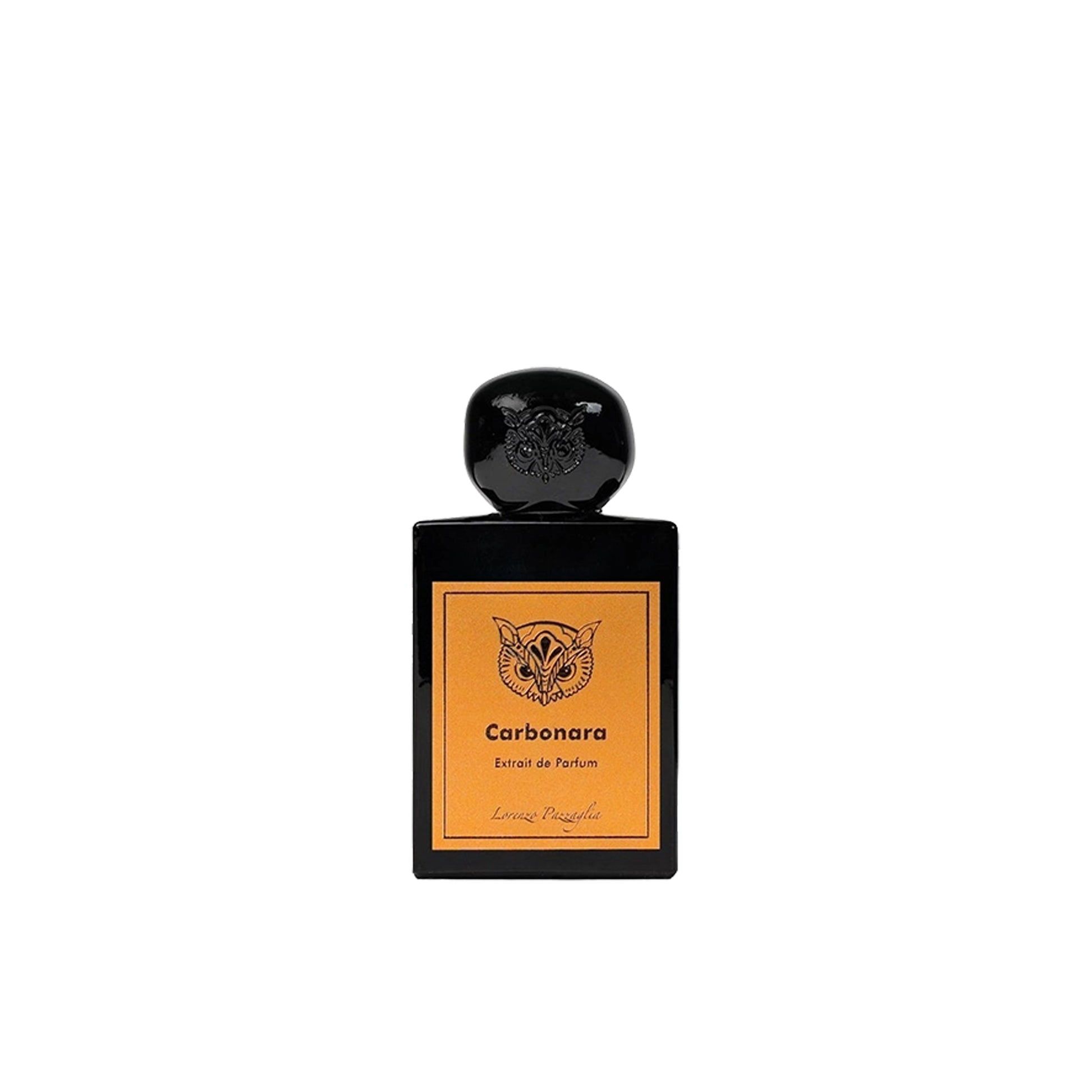 Lorenzo Pazzaglia Carbonara Extrait de Parfum, bold gourmand spicy fragrance with pepper and creamy accords