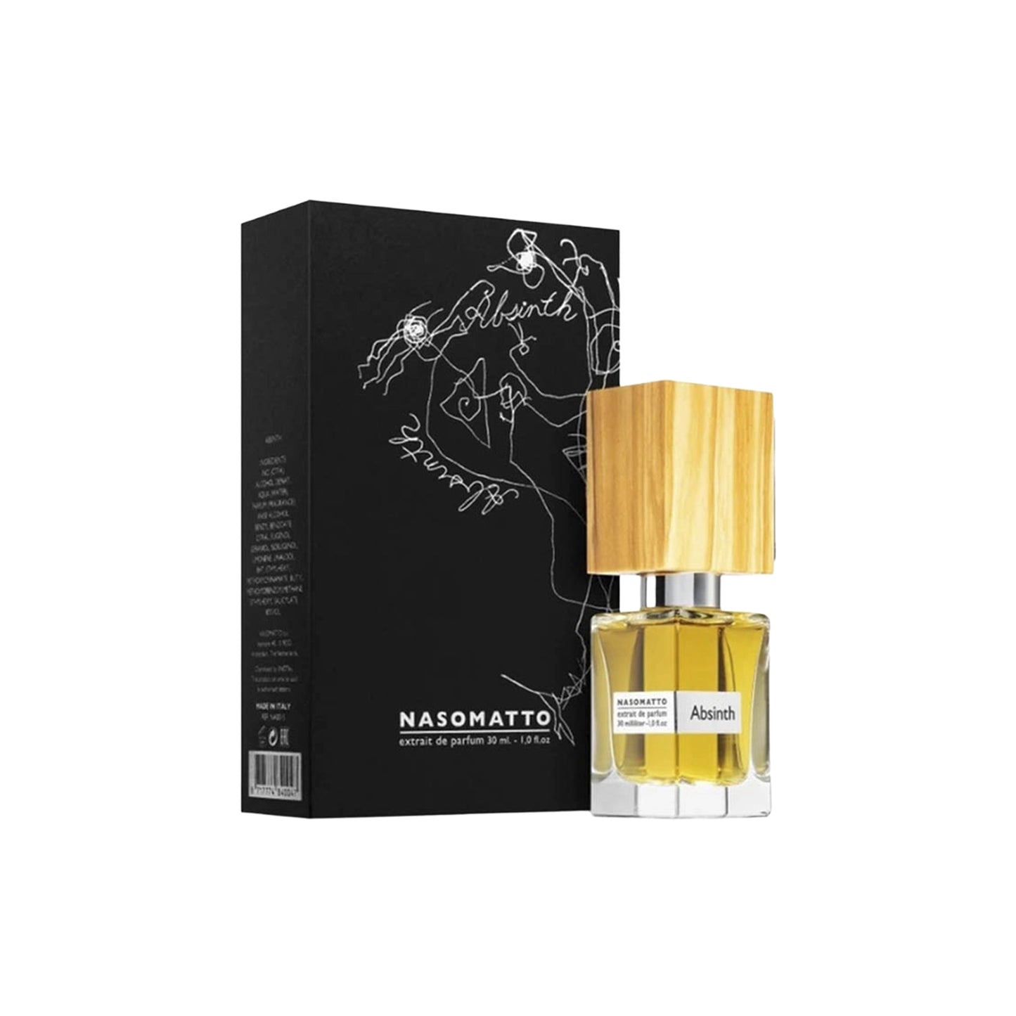 Nasomatto Absinth fragrance, green spicy extrait with woody and earthy accords
