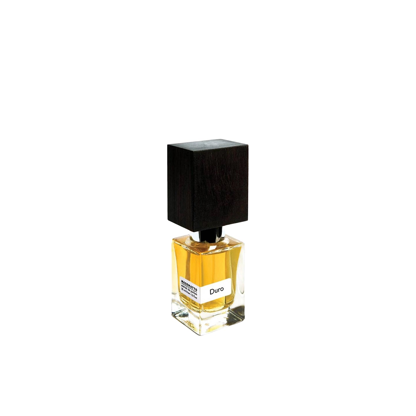Nasomatto Duro luxury perfume, extrait with powerful woody and spicy accords in artistic design