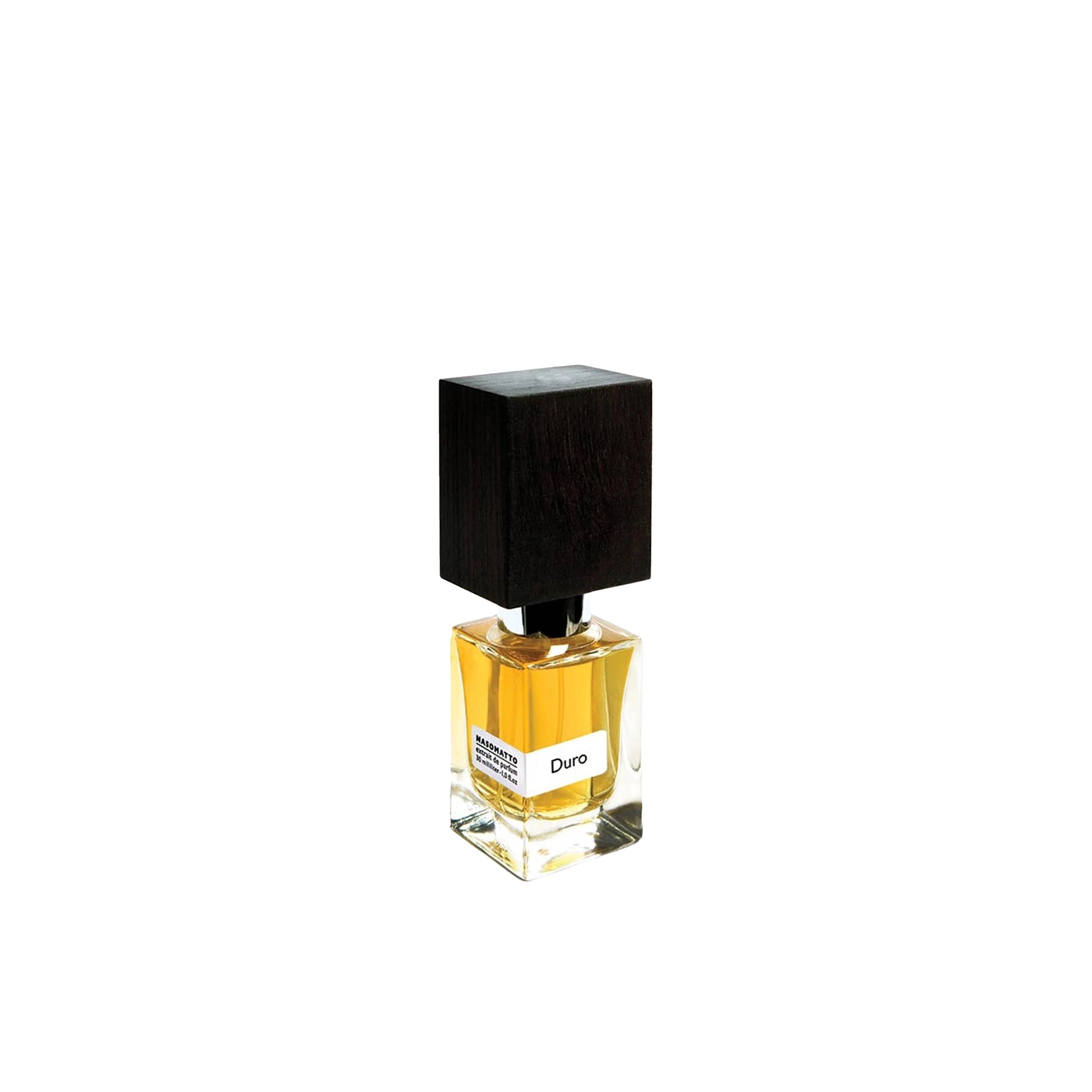 Nasomatto Duro luxury perfume, extrait with powerful woody and spicy accords in artistic design