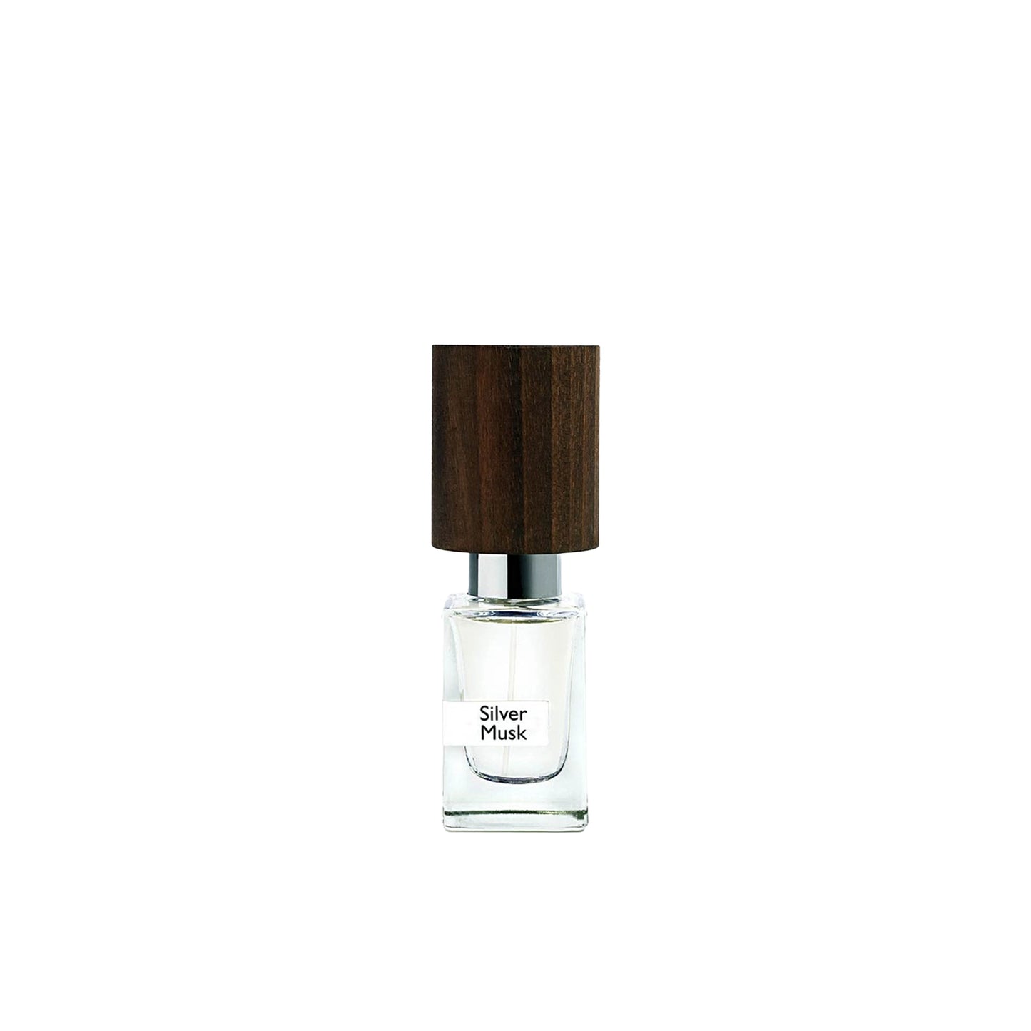 Nasomatto Silver Musk artistic perfume, minimalist extrait with musky trail